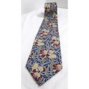 Talbott Studio for Mark Shale Tie Silk Floral Handsewn Made In U.S.A